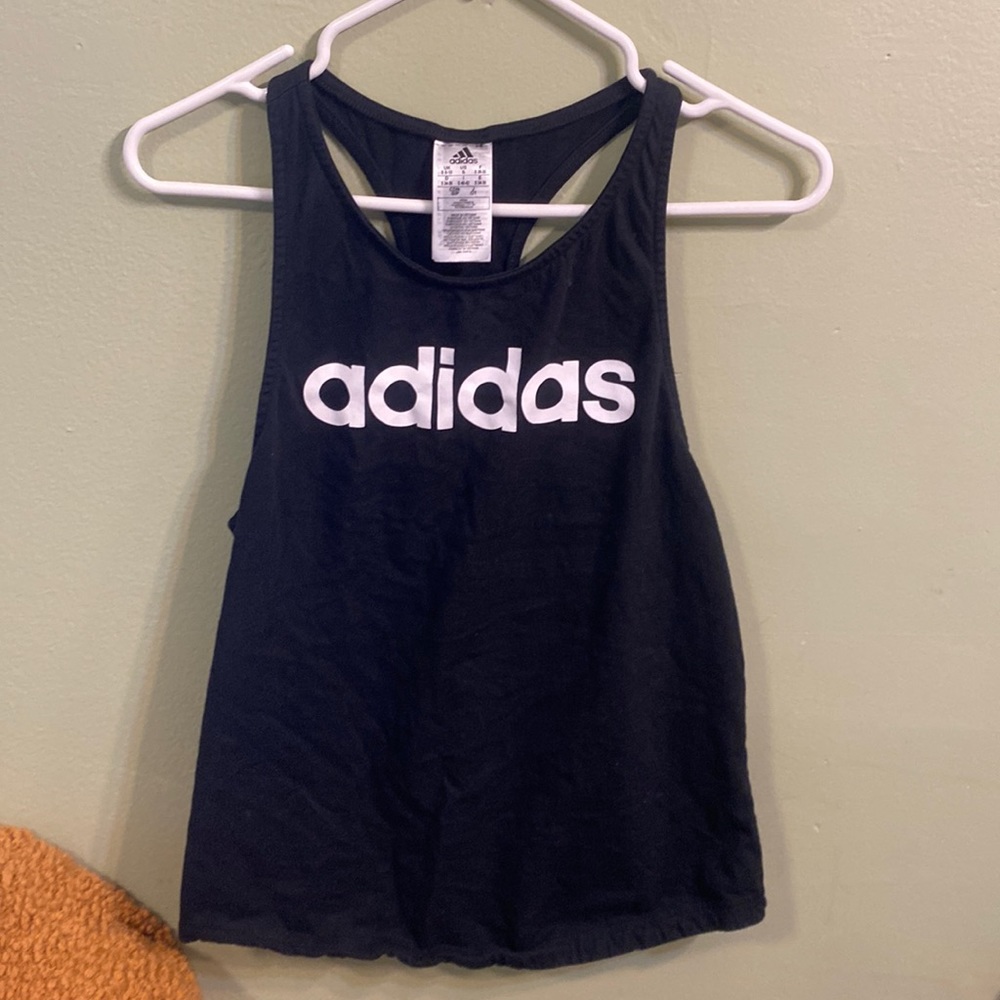 Adidas black tank